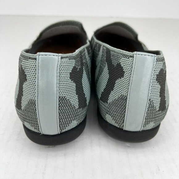 Comfortview Womens Size 10.5 Madie Camo Knit Slip-On Low Top Flats Loafers - Picture 5 of 9